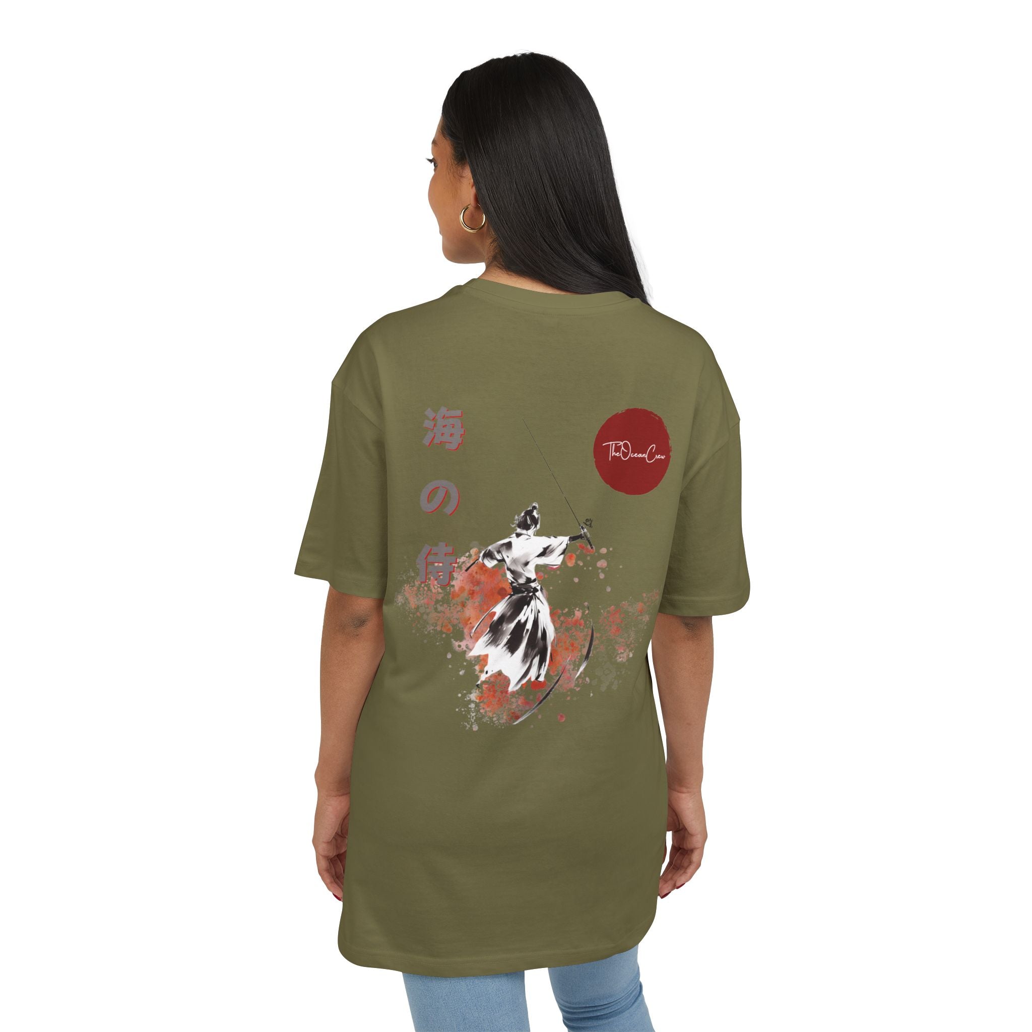 The Samurai of the Ocean Sun- Unisex Heavy Oversize T-Shirt