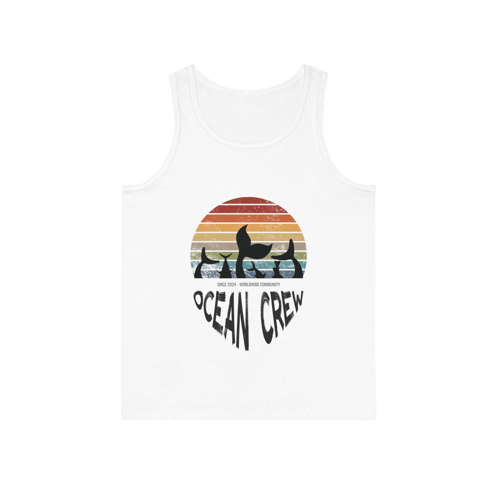 Camiseta sin mangas unisex Softstyle™ Ocean Crew Tails