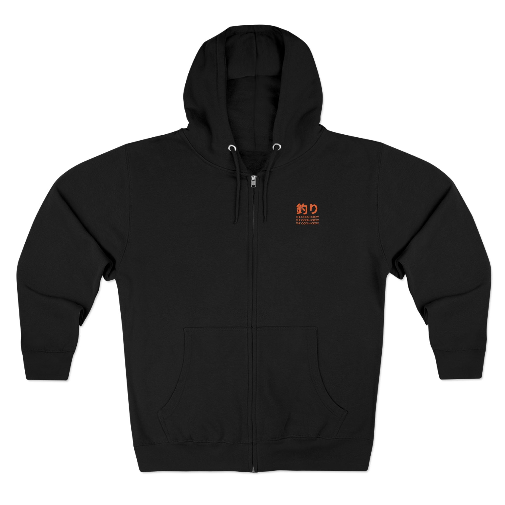 Cultural Vibes Unisex-Kapuzenpullover mit Reißverschluss – japanisch inspiriertes Design