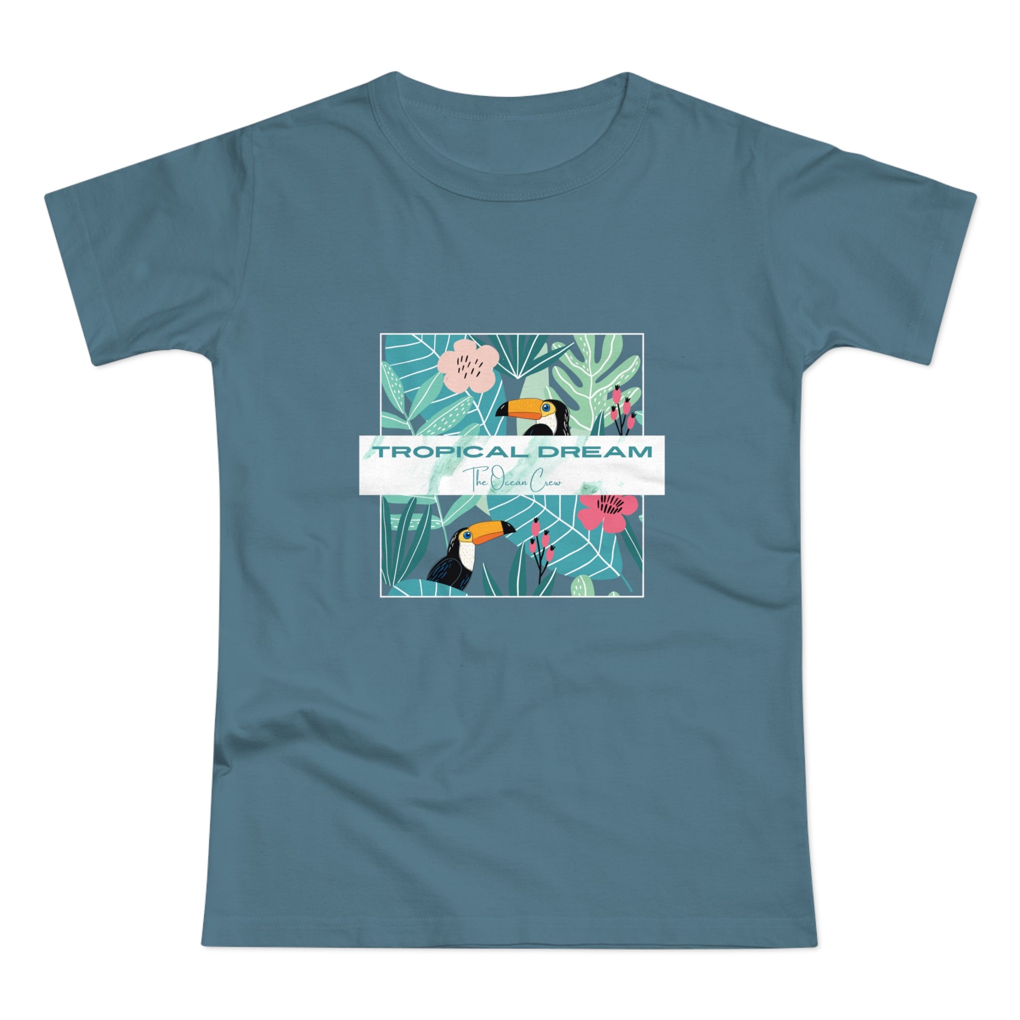 Tropical Dream Women's T-shirt, Summer Top, Eco-Friendly Apparel