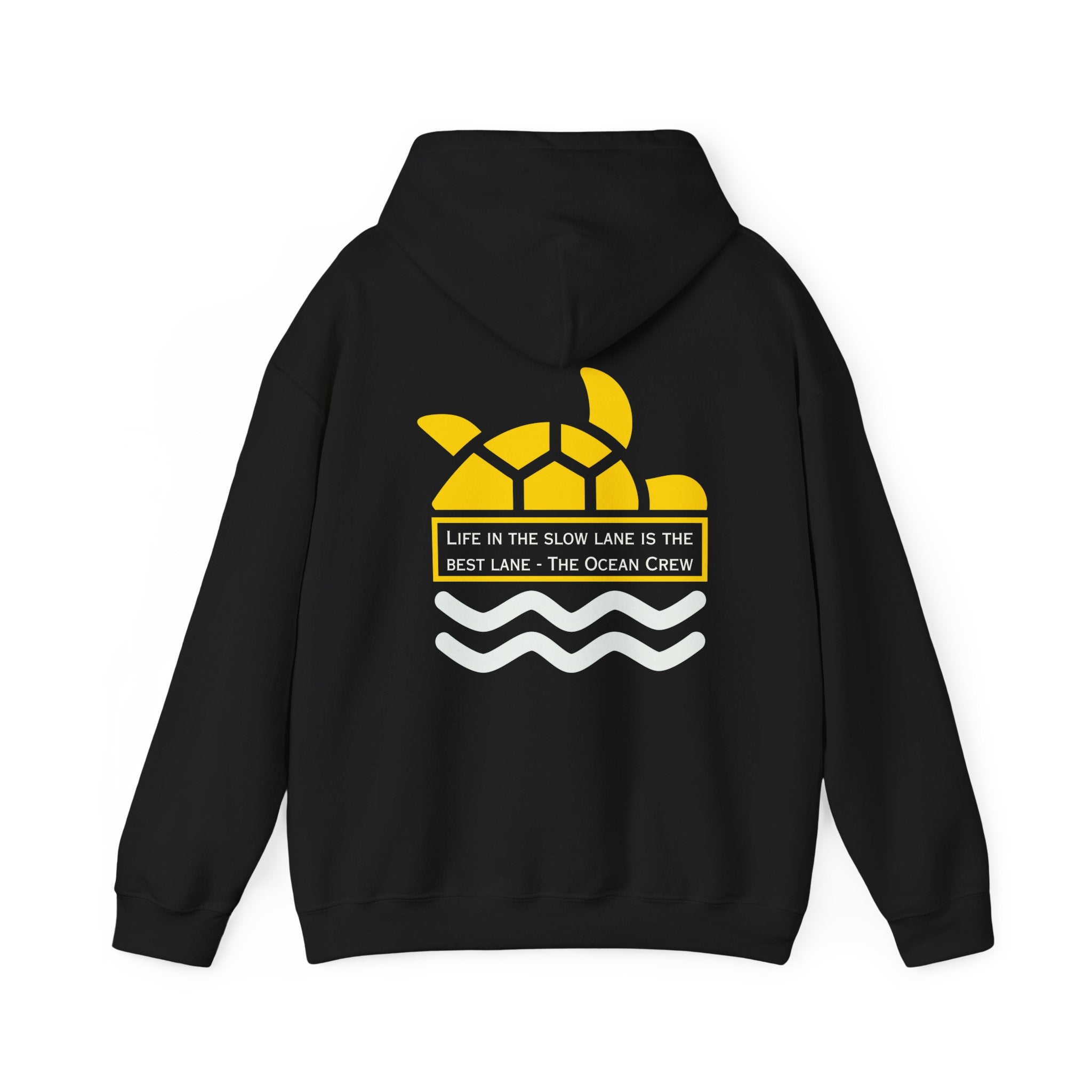 Unisex Heavy Blend™ Hooded Sweatshirt Life is the Slow Lane Yellow