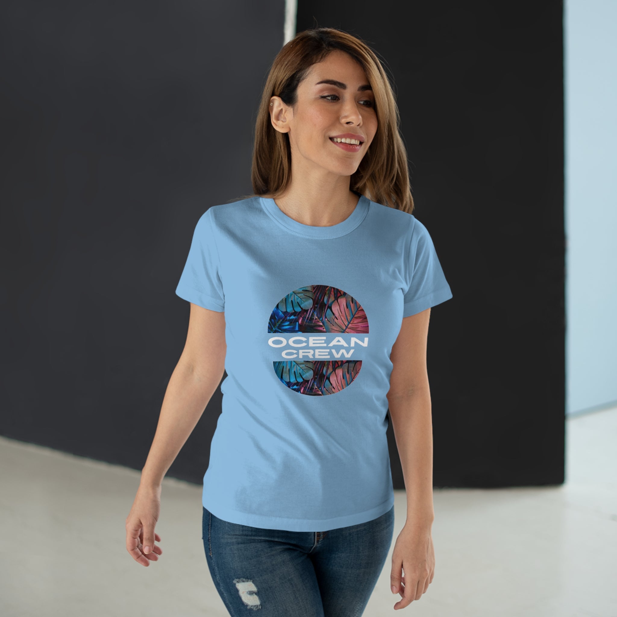 Tropical Dream Women's T-shirt, Ocean Crew, Eco-Friendly Apparel