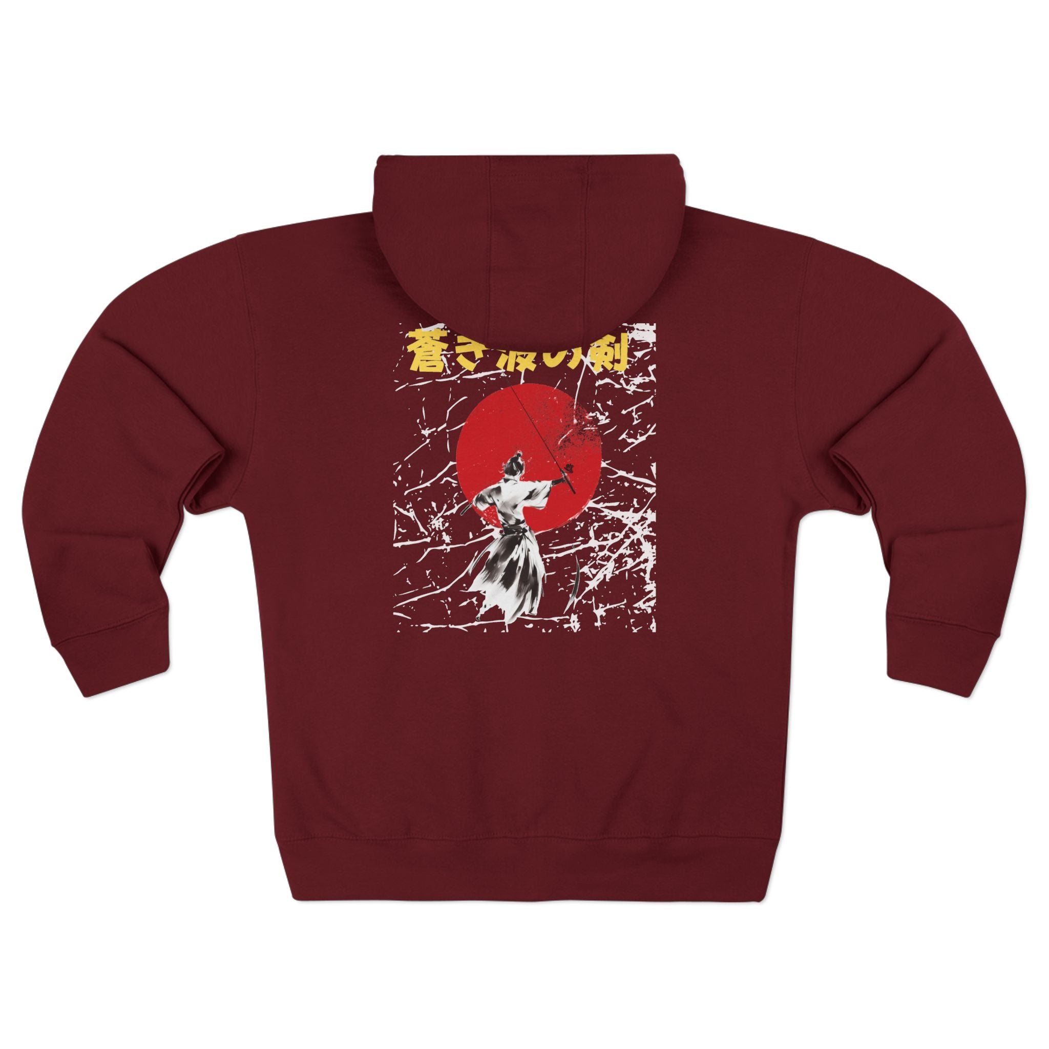 Cultural Vibes Unisex-Kapuzenpullover mit Reißverschluss – japanisch inspiriertes Design