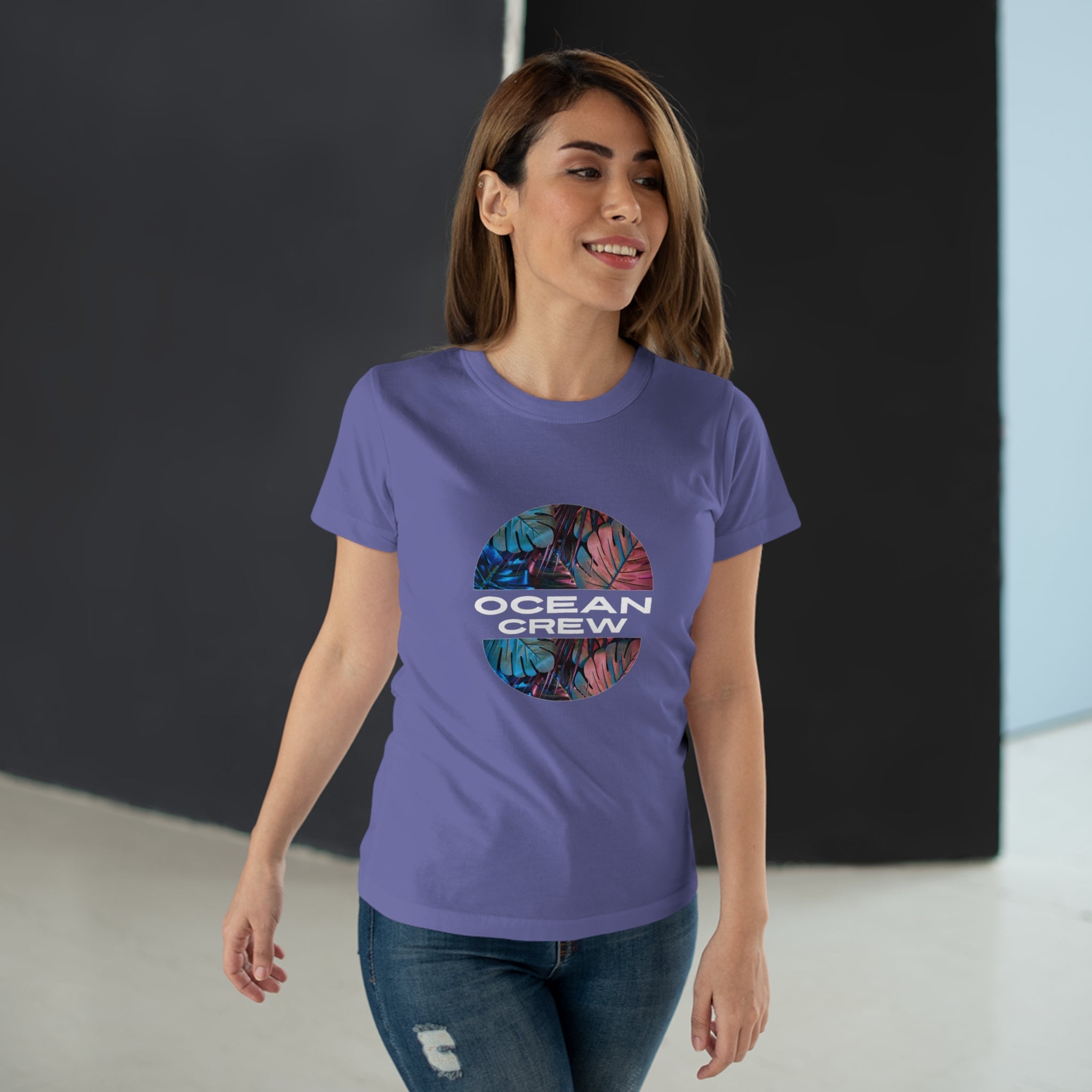 Tropical Dream Women's T-shirt, Ocean Crew, Eco-Friendly Apparel