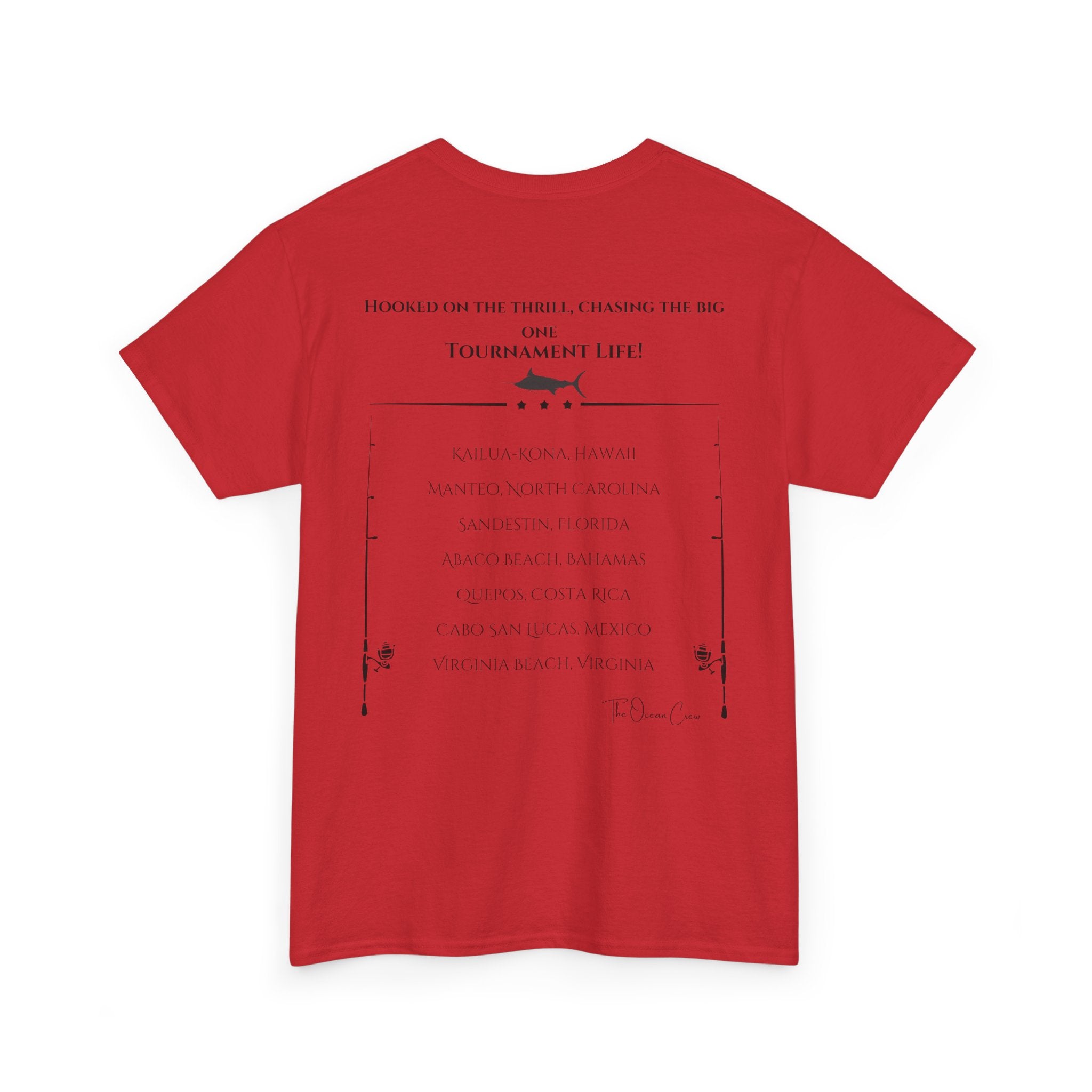 Unisex Heavy Cotton Tee Tournament Rod