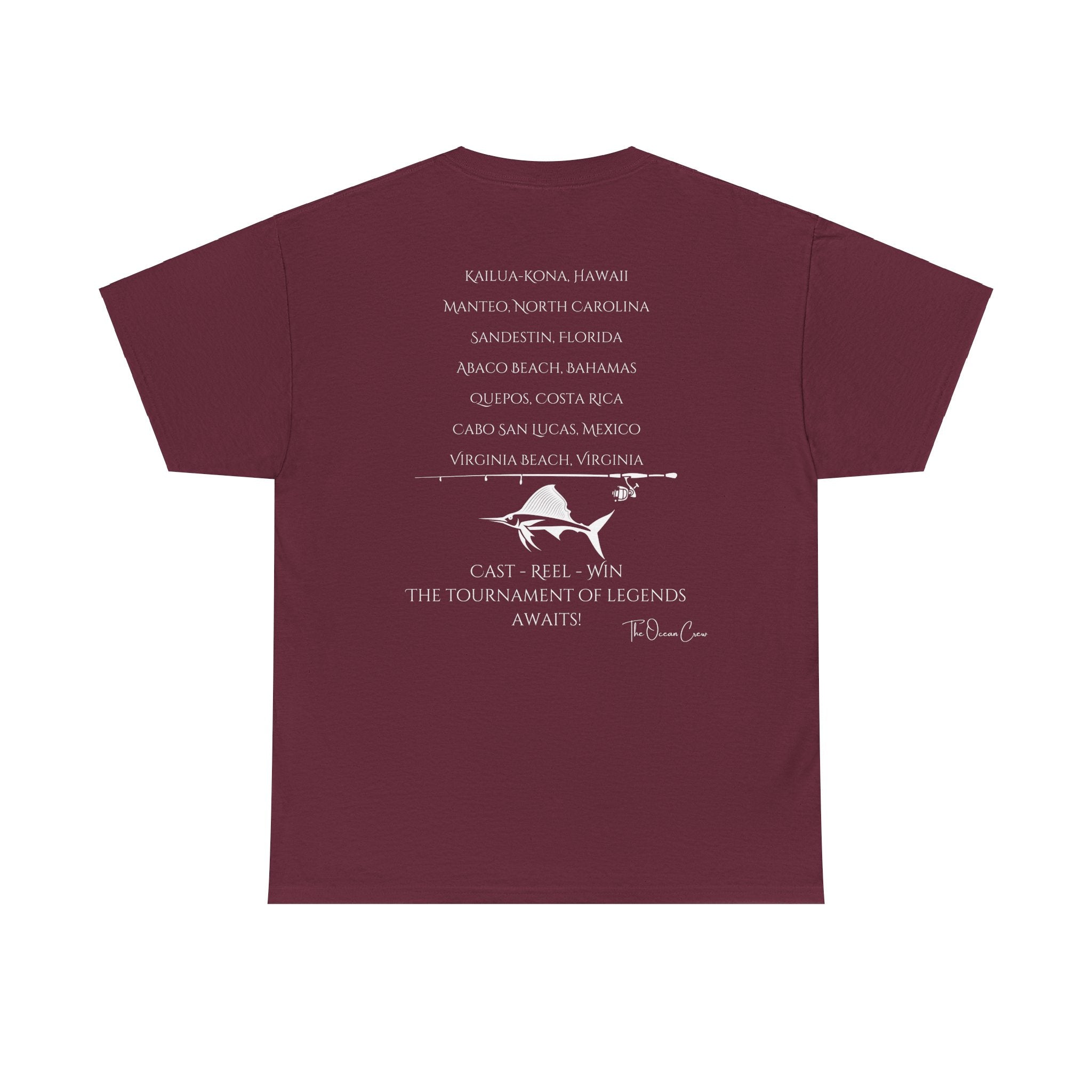 Unisex Heavy Cotton Tee Tournaments White