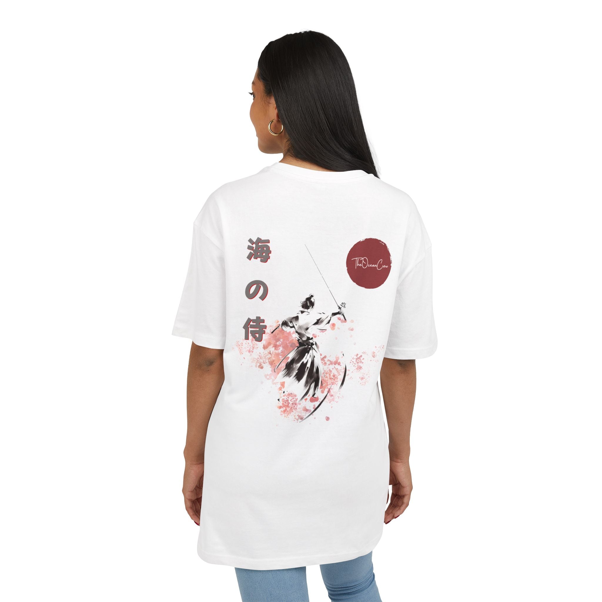 The Samurai of the Ocean Sun- Unisex Heavy Oversize T-Shirt