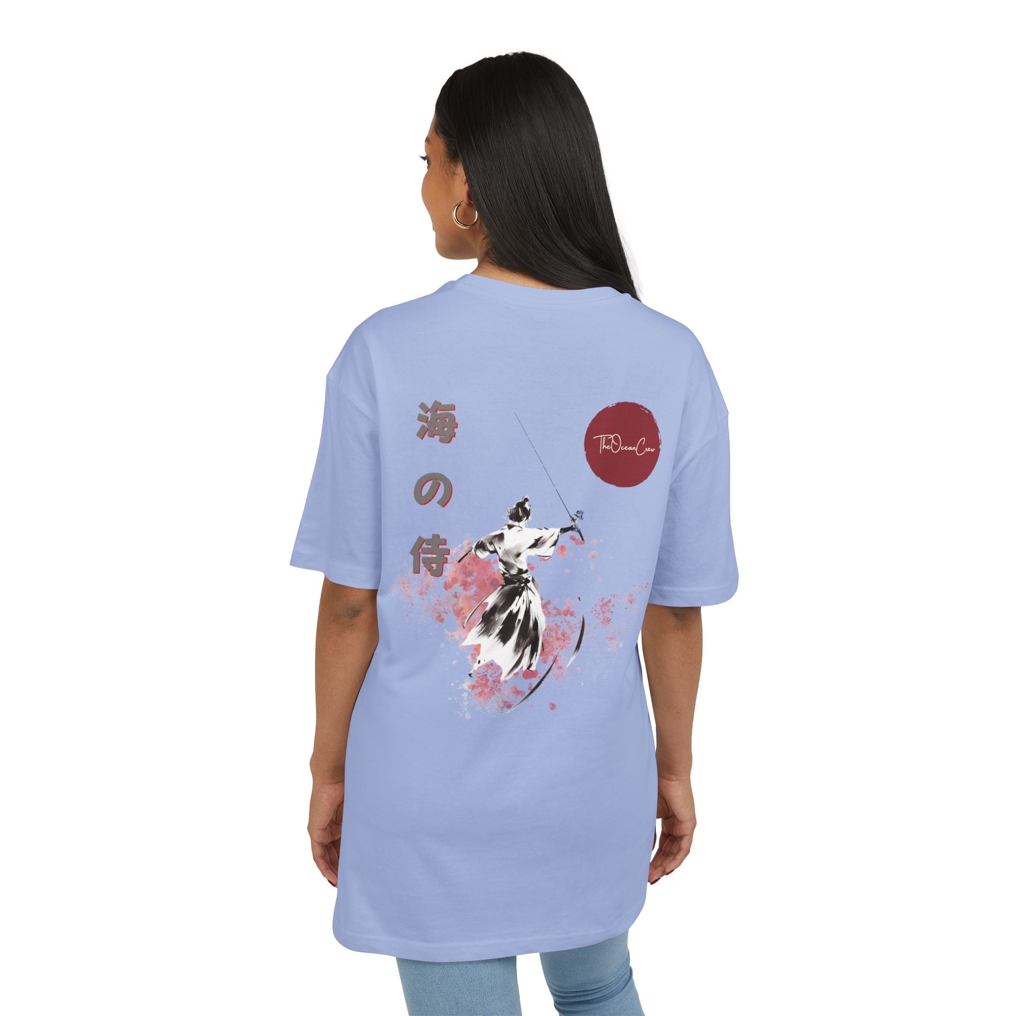 The Samurai of the Ocean Sun- Unisex Heavy Oversize T-Shirt