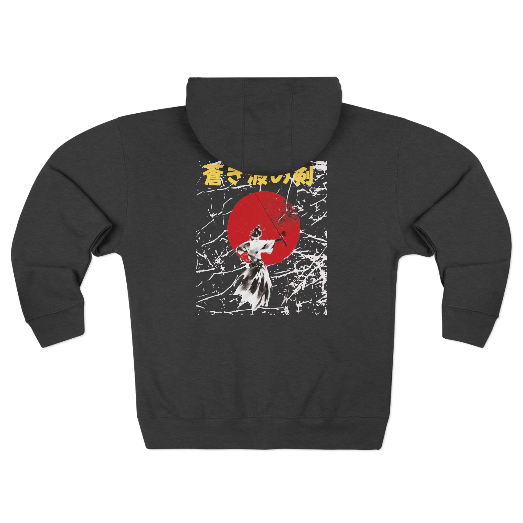 Cultural Vibes Unisex-Kapuzenpullover mit Reißverschluss – japanisch inspiriertes Design