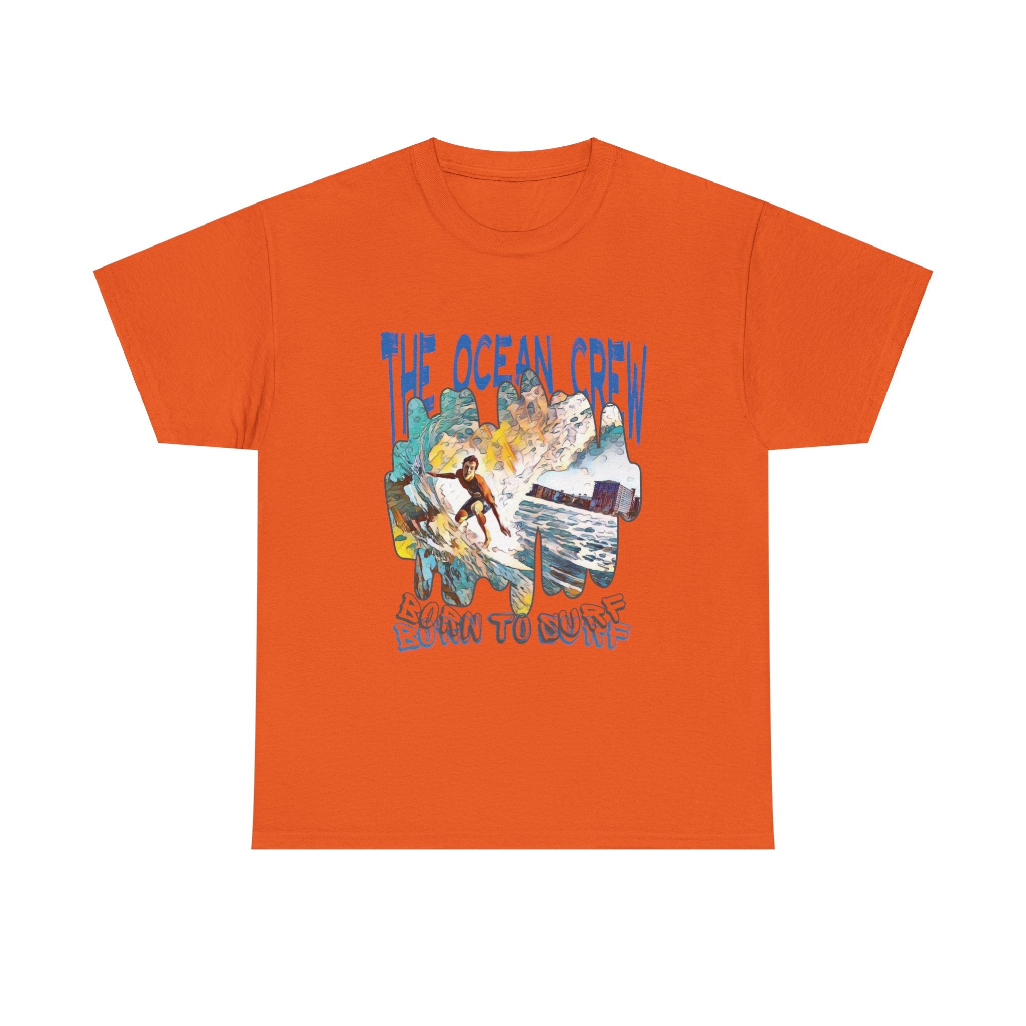Unisex Heavy Cotton Tee Born to Surf