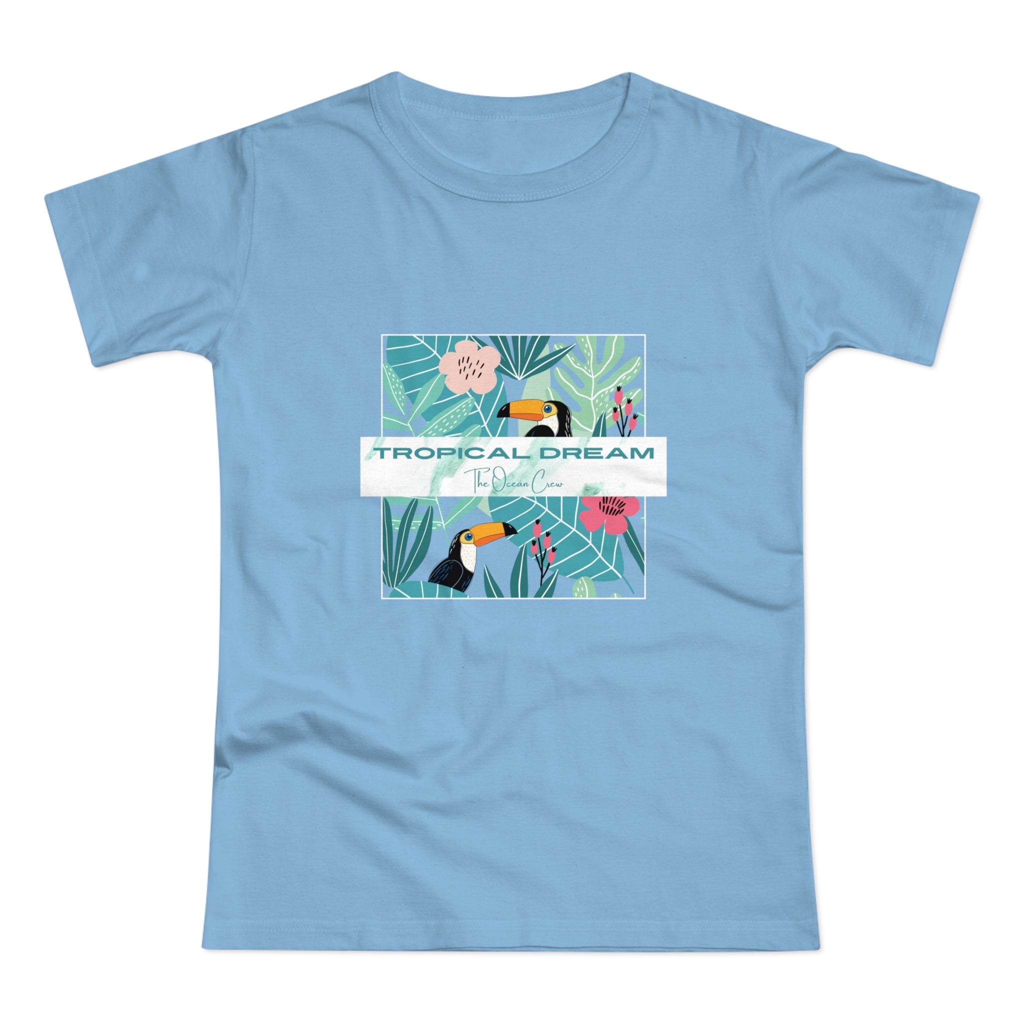 Tropical Dream Women's T-shirt, Summer Top, Eco-Friendly Apparel